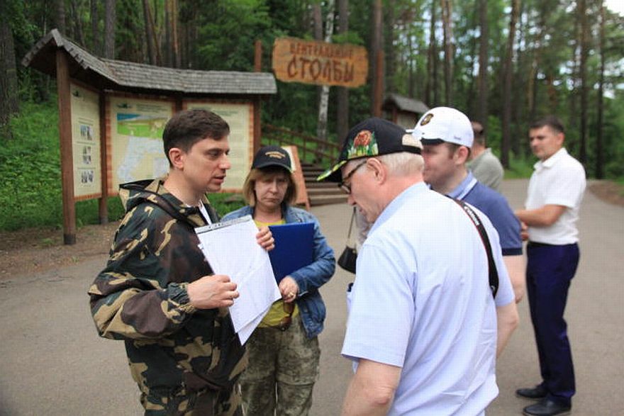Представители Всемирного банка побывали в заповеднике «Столбы»