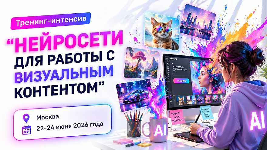 Как создавать профессиональный визуал без дизайнера за минуты: журнал «Пресс-служба» запускает тренинг по нейросетям